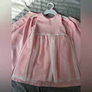 Girls 3T Blueberri Boulevard Pink Dress with Matching Jacket. NWT